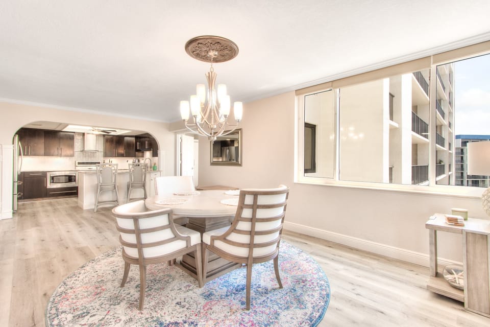 Fully open floor plan