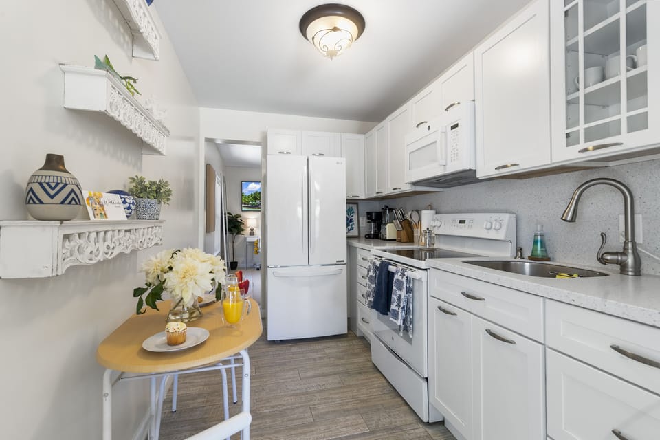 Cook with style in our beautiful kitchen area!
