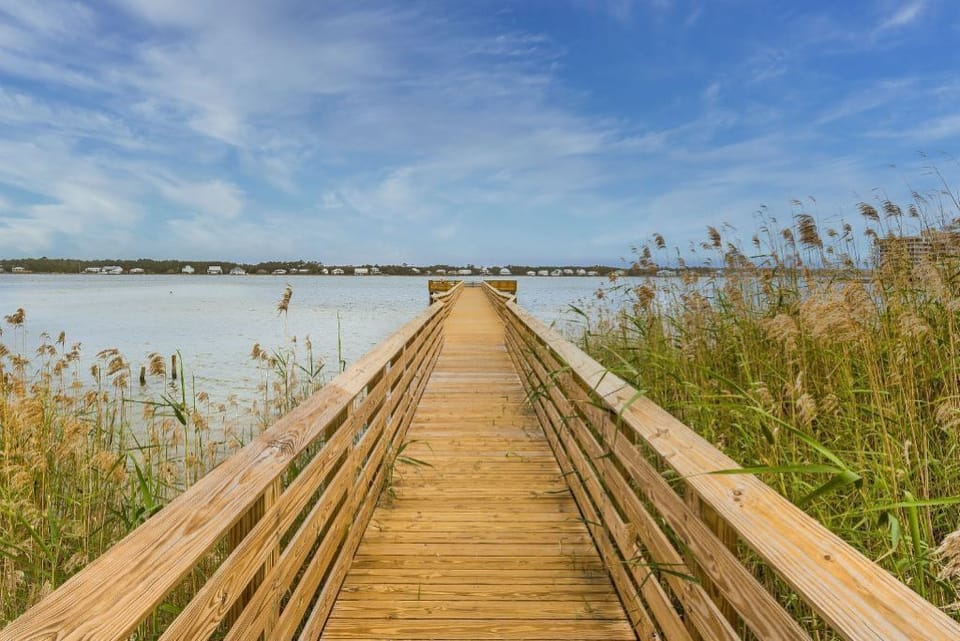 Little Lagoon fishing pier.