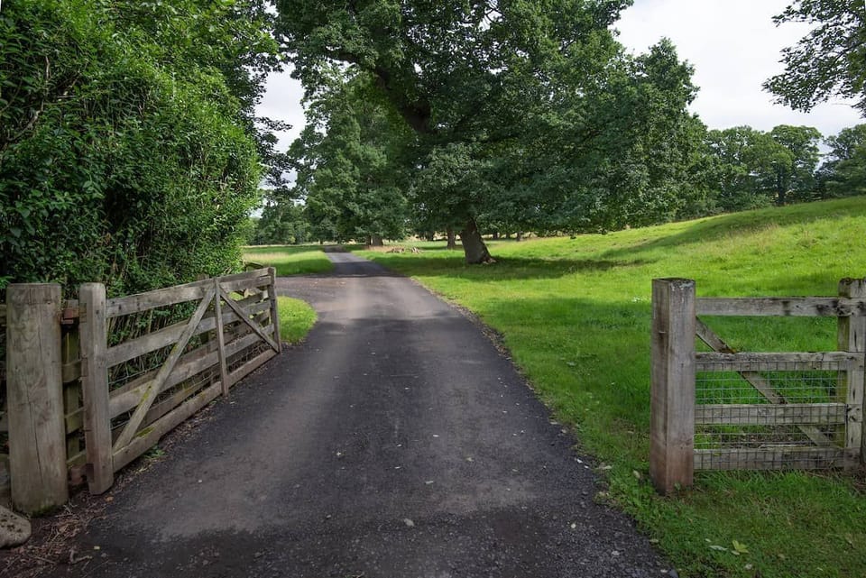 Crailing West Lodge - the nearby estate where you will find gentle country walks leading down to the riverside