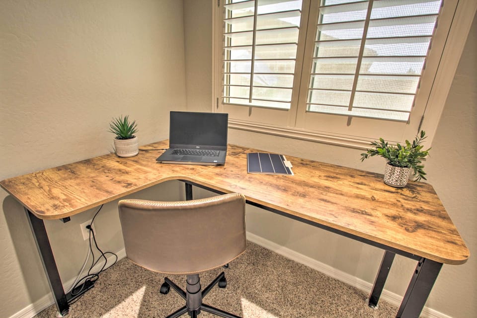 Bedroom 1 | Laptop-Friendly Workspace