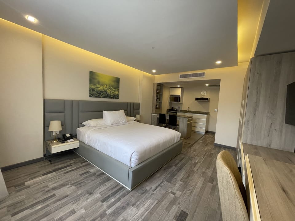 the bedroom