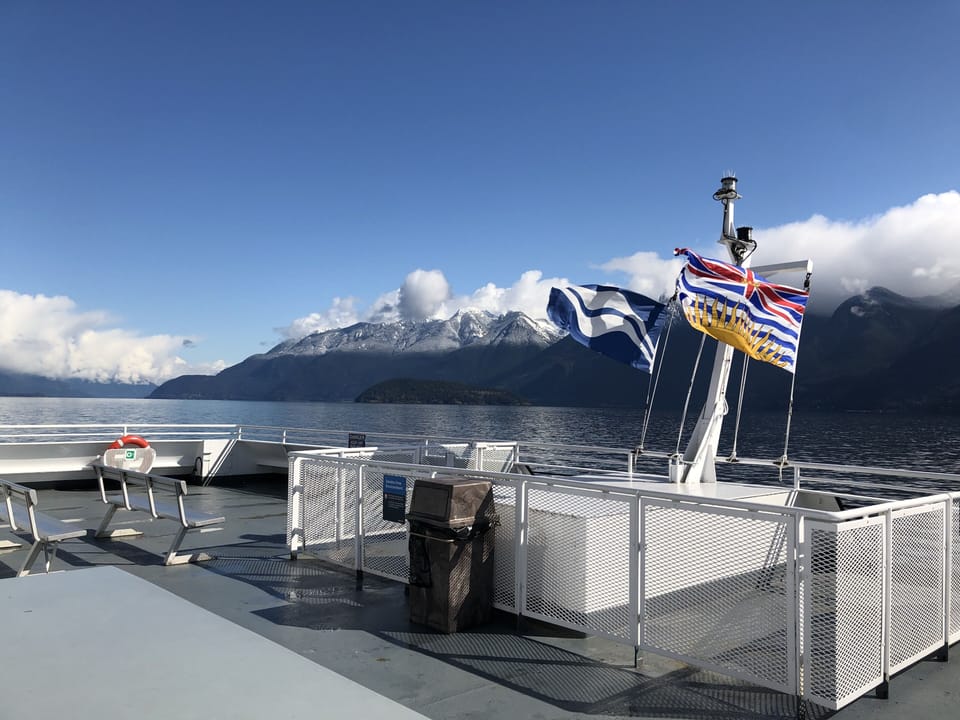 Bowen Island is a short 17 minute ferry ride from Horseshoe Bay