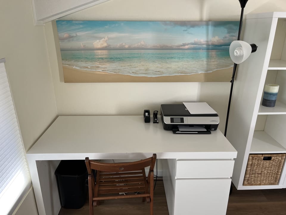 desk area