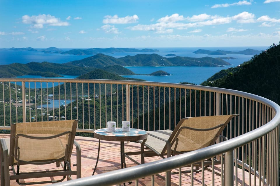 Overlooking Coral Bay and the BVI's
