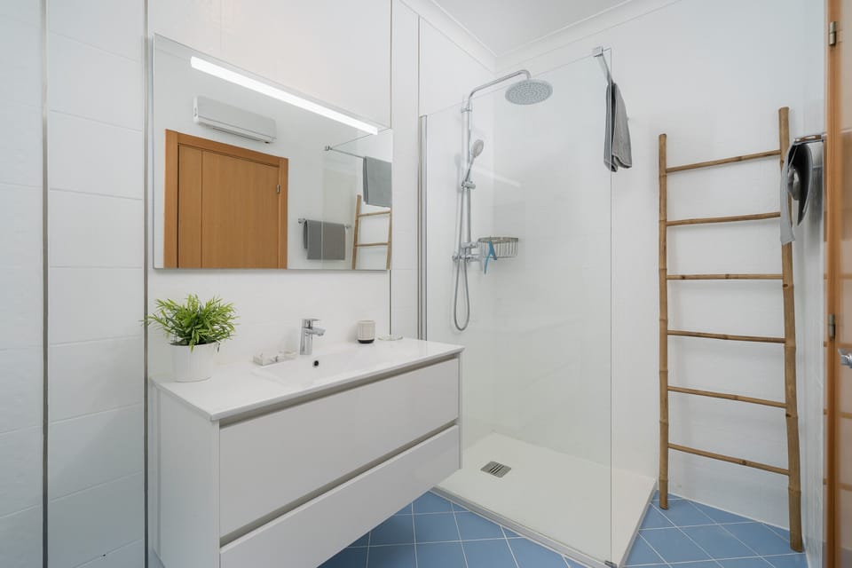 Bathroom with walk-in shower