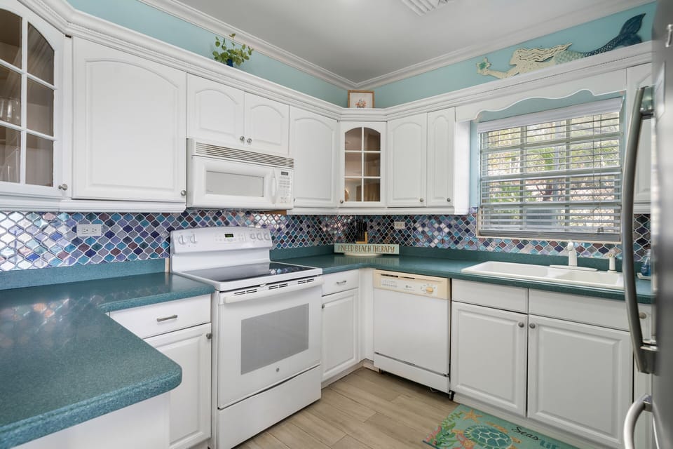 The updated kitchen has everything you need to prepare your favorite meals.  