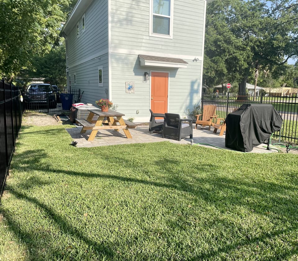 Enjoy the outdoor patio