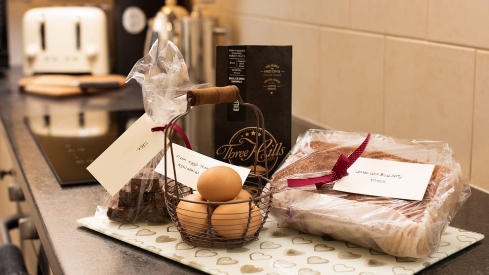 East Lodge at Ashiestiel - the lovely local treats for guests