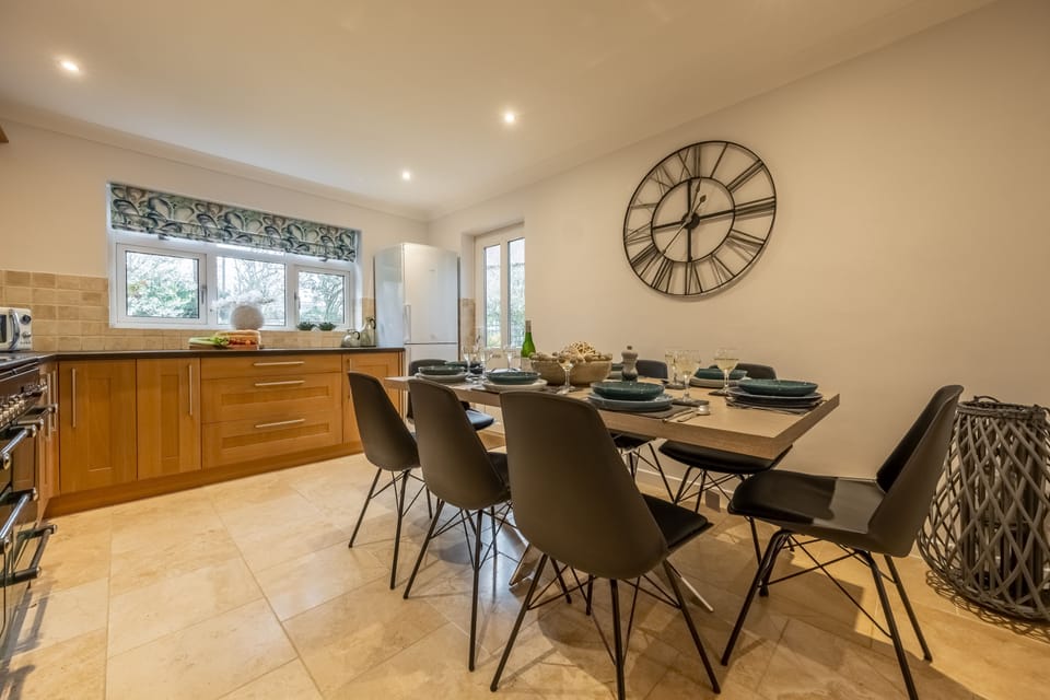 Ground floor: The dining area within the kitchen
