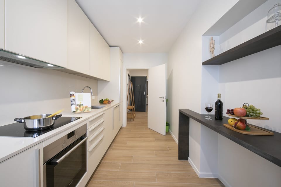 Complete kitchen with oven and dishwasher