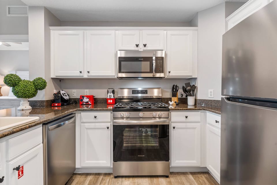 Your favorite mouse has been incorporated in many fun details throughout the condo. How many can you find?