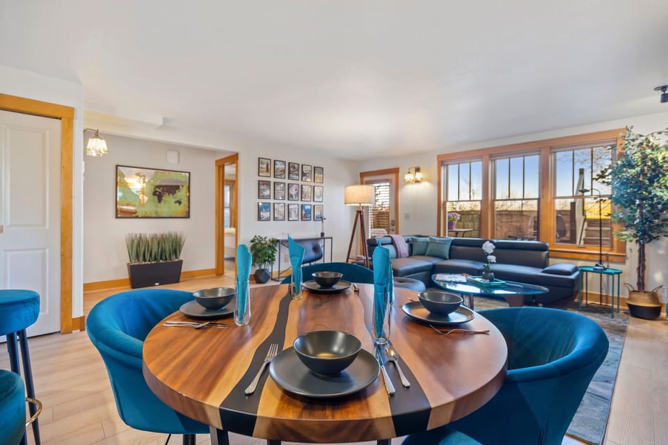 Open Concept | Dining and Living Area