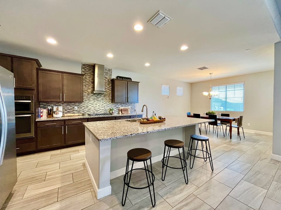 Kitchen with huge island