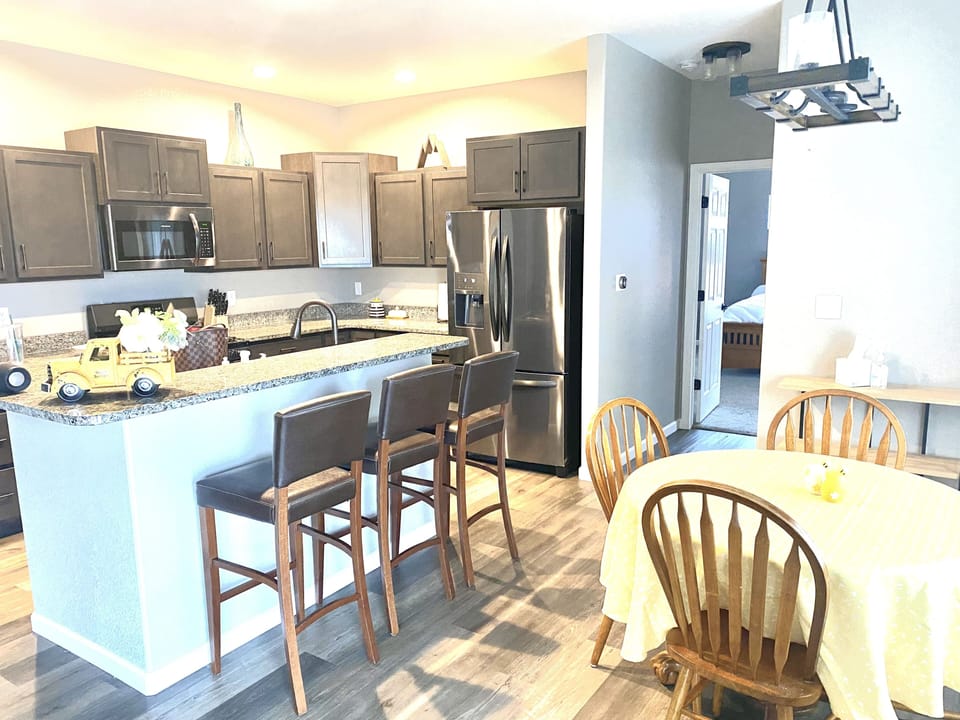 Kitchen and dining