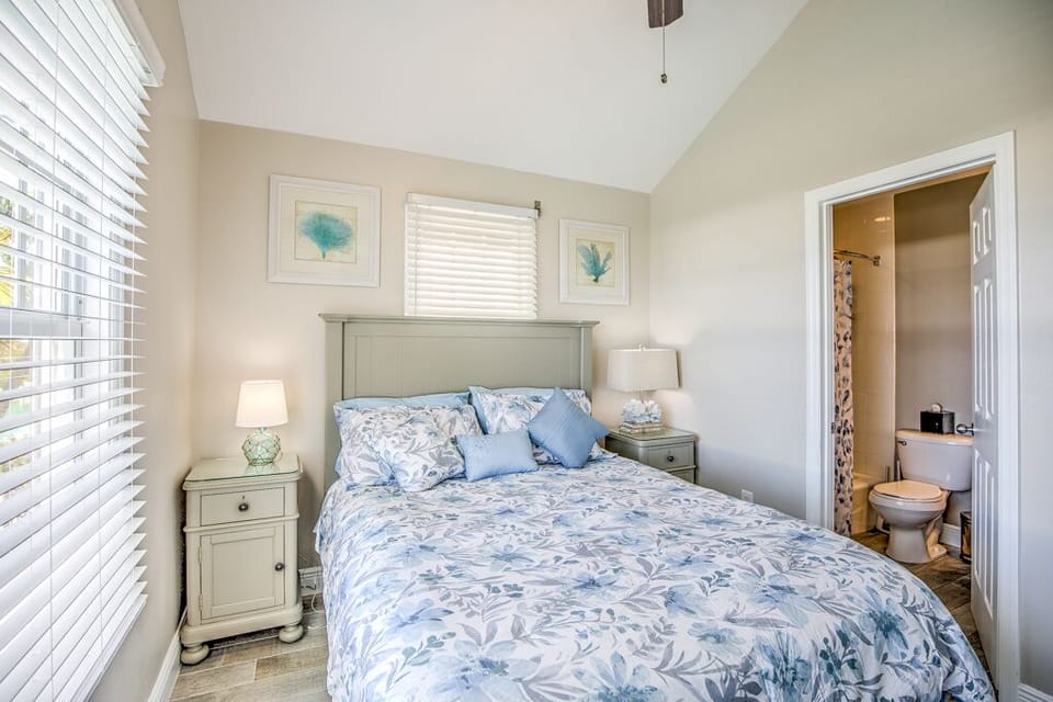Master bedroom with private bathroom