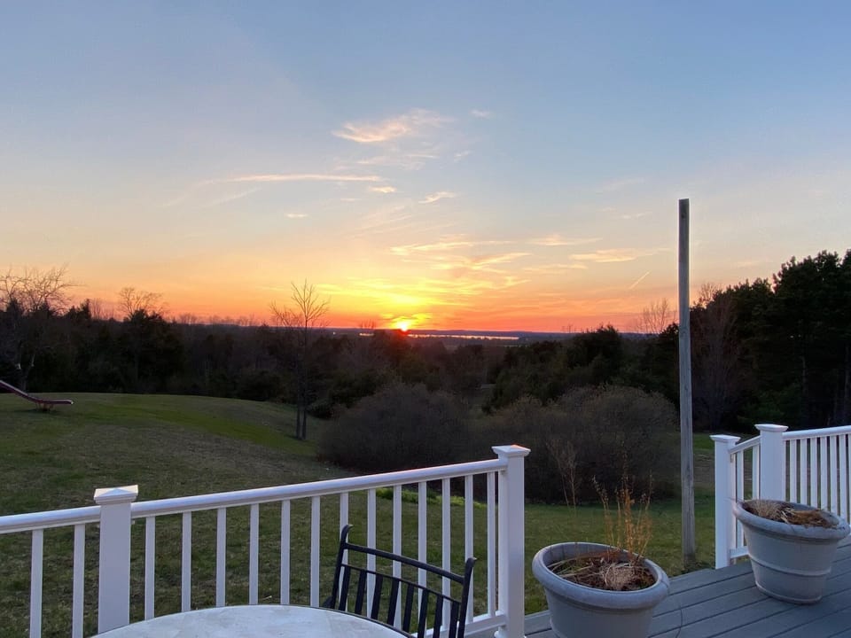 Another spectacular sunset from the large back deck