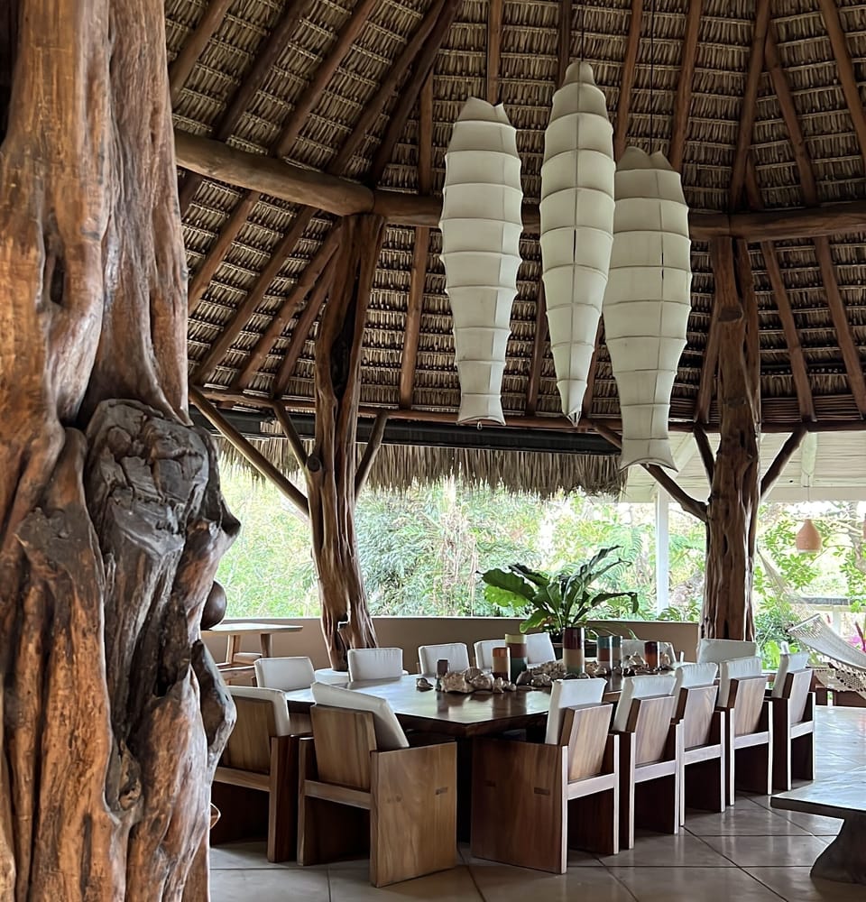 Dining table sits 14 guests