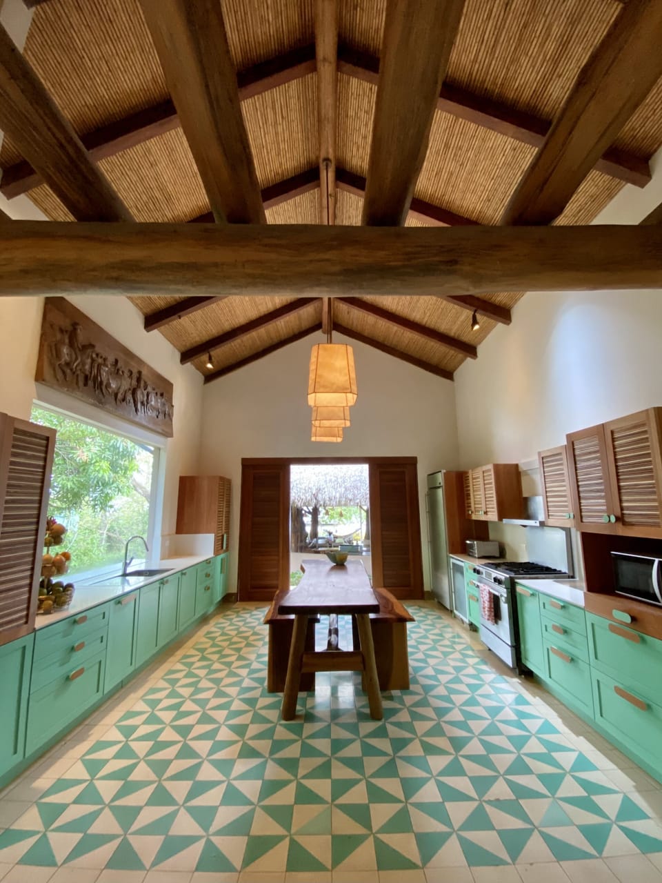 Our vibrant kitchen