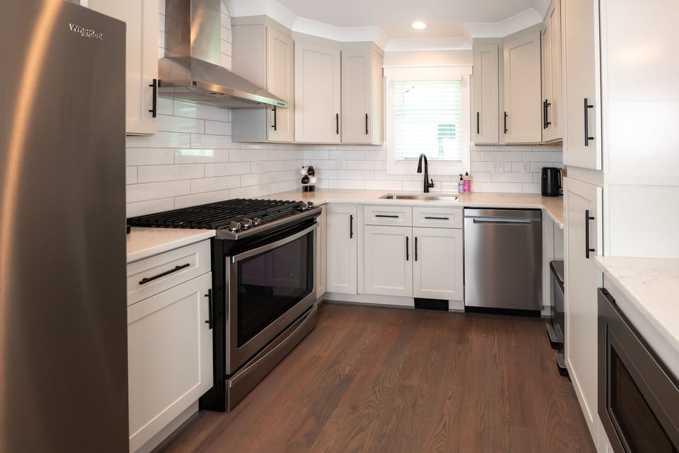 Fully stocked kitchen