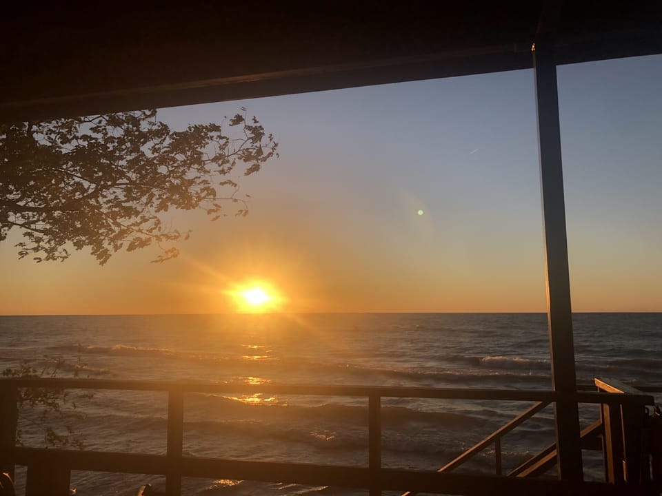 Sunset from Cabana deck
