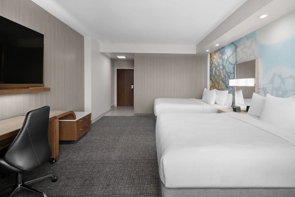 Bedroom. Interior and views may vary based on location and availability
