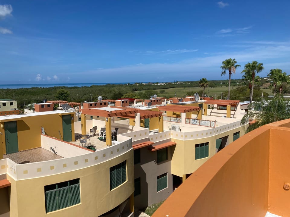 View from our rooftop private terrace