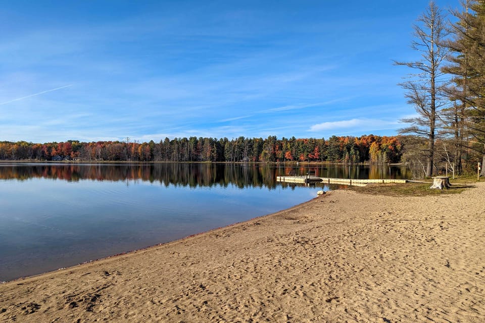 Beach & Lake Access in Fall