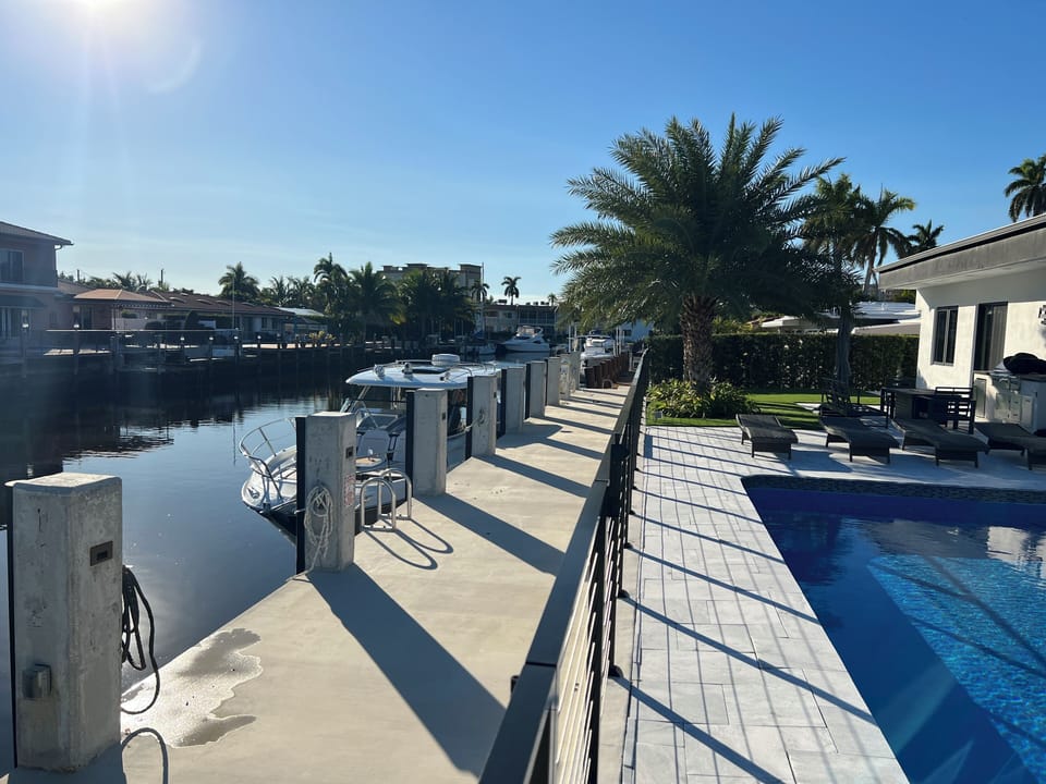90ft concrete dock