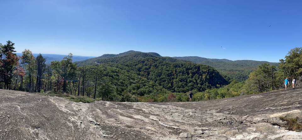View from hike up to Table Rock Mountain