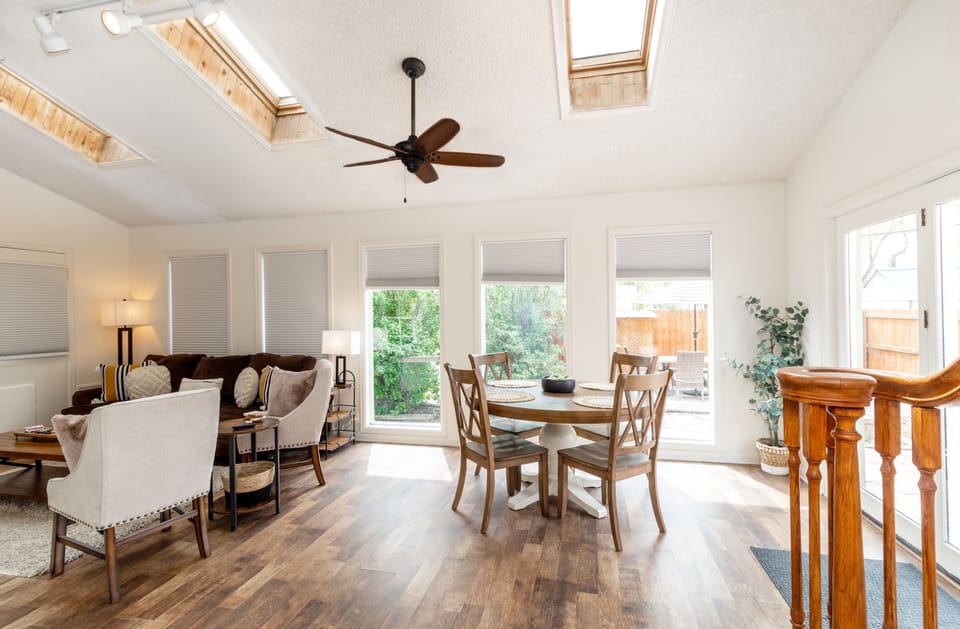 Dining area with lots of natural light