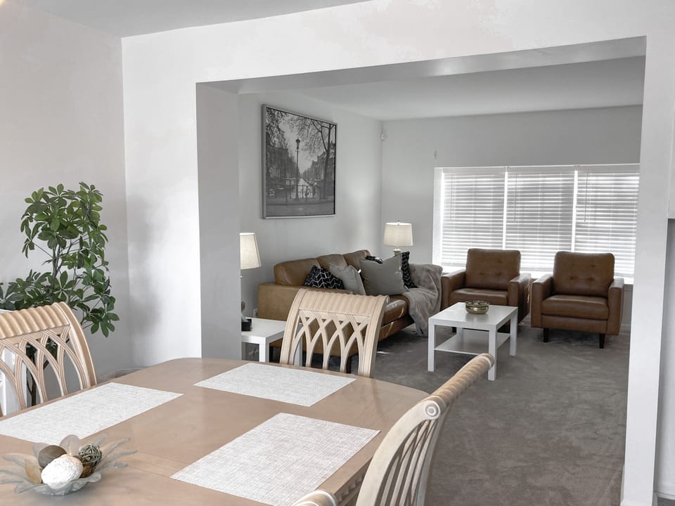 Dining Room & Living Room