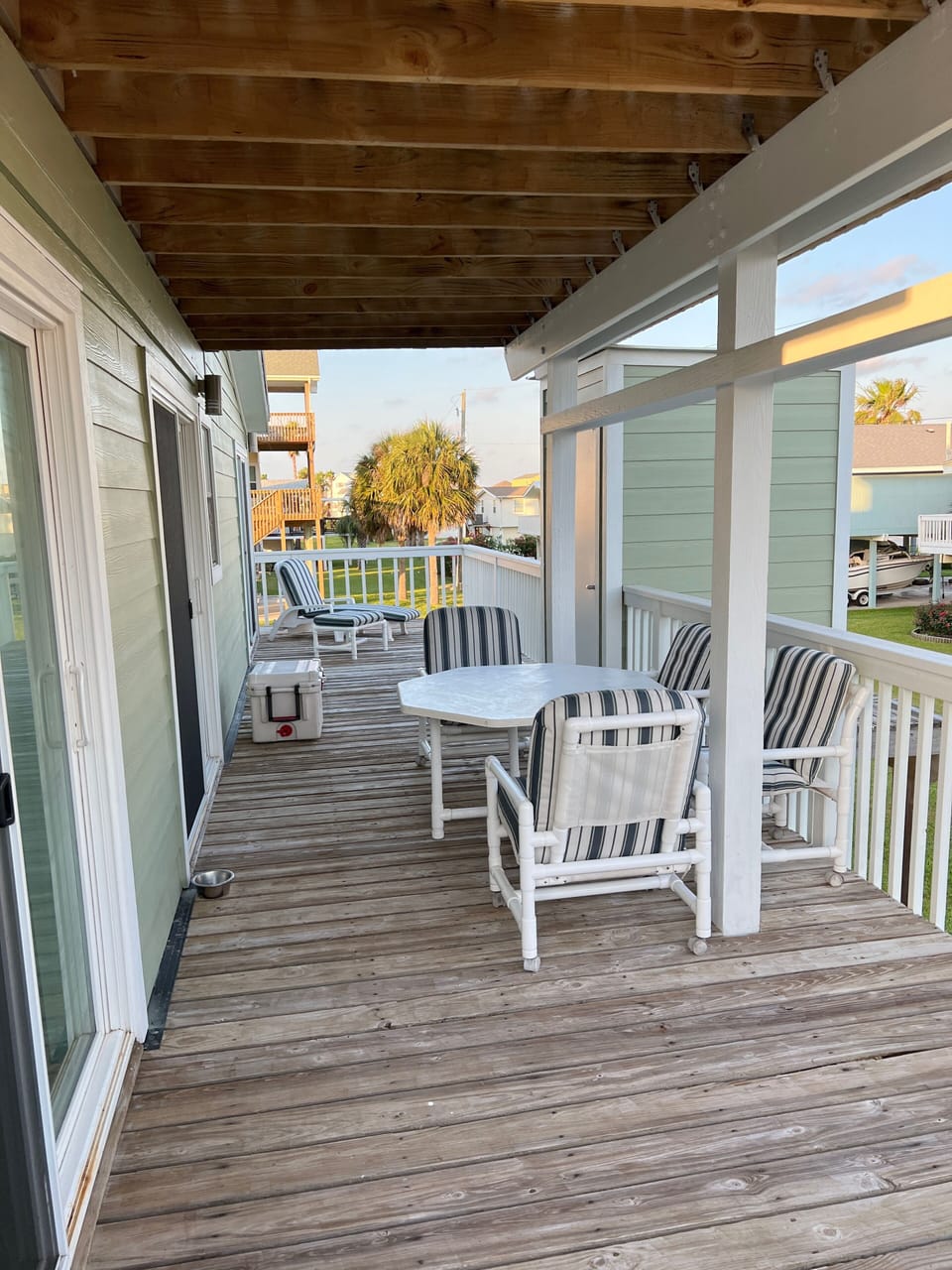 Second floor deck. 