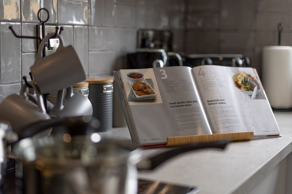 Plenty of space for cooking