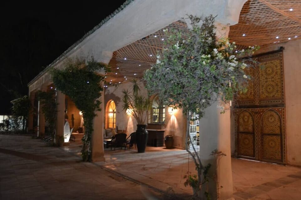Terrasse le soir / Terrace by night