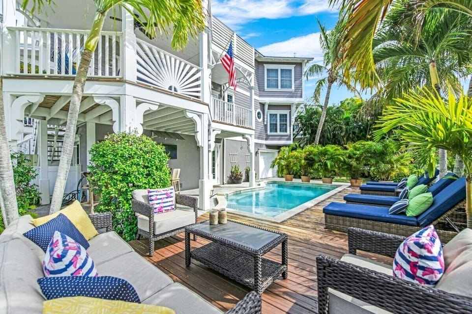 Poolside Sitting Area