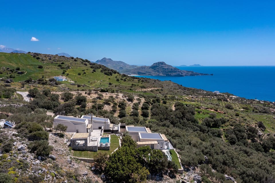 Metatulia 3,Plakias,Sea View, Panoramic view of the villa complex