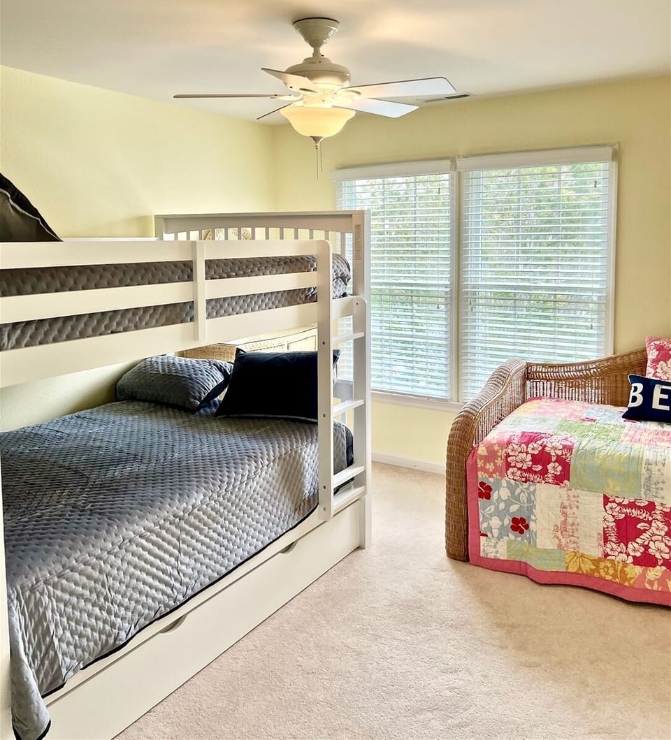 Bedroom 4 One double over double bunk bed & one day bed