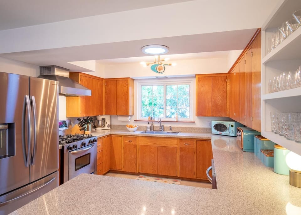 Large open kitchen