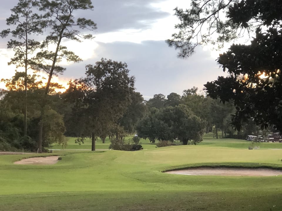 Gorgeous views of the golf course 