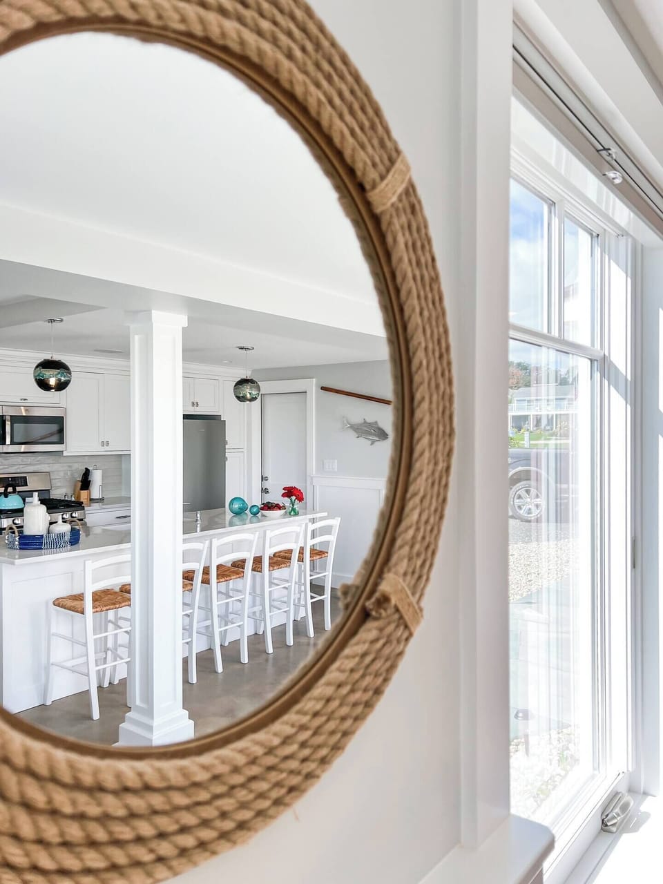 This wonderfully eye-catching kitchen is where everyone wants to be!