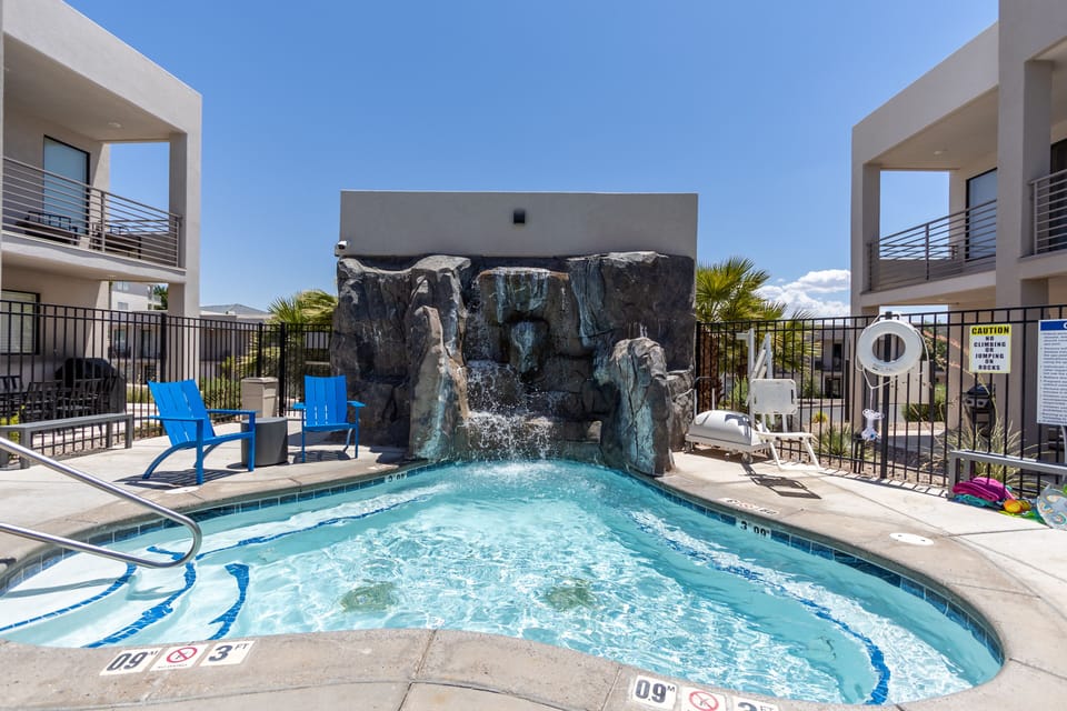 Tranquil hot tub fun for all ages