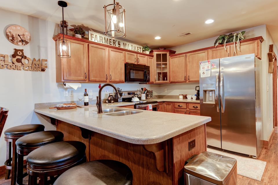The kitchen bar