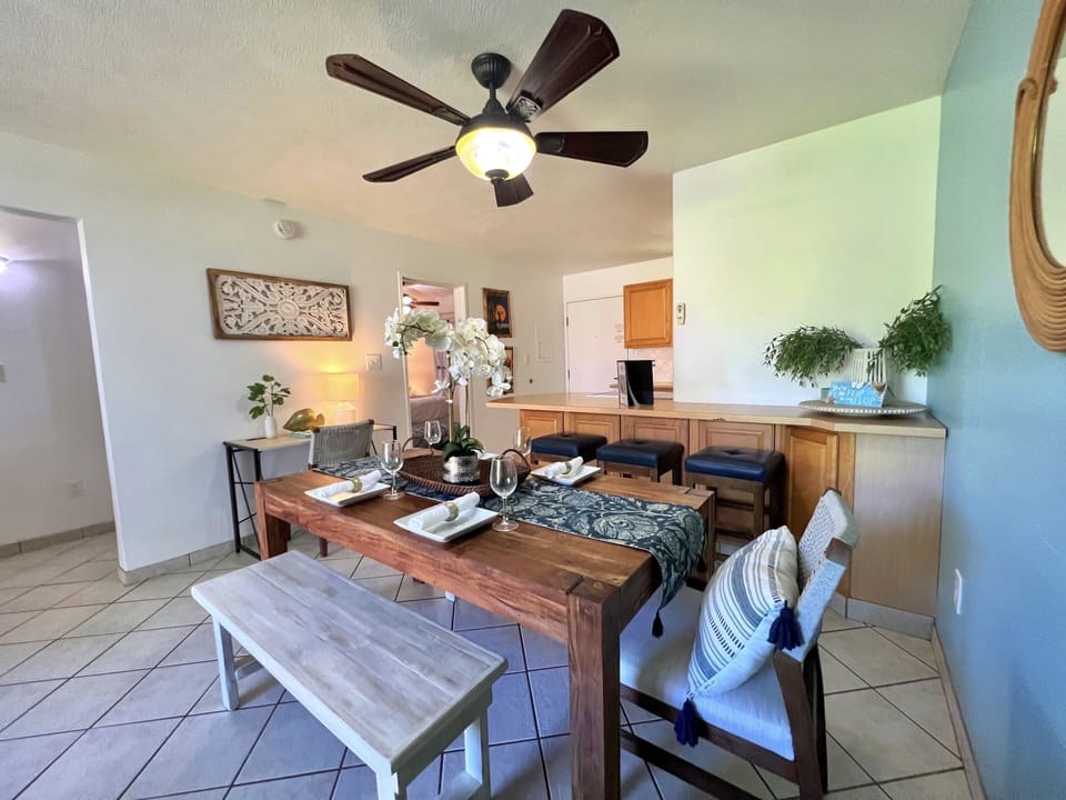 Ceiling fan to supplement the window AC system