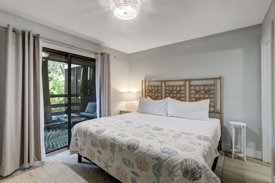 Primary Bedroom has Direct Porch Access