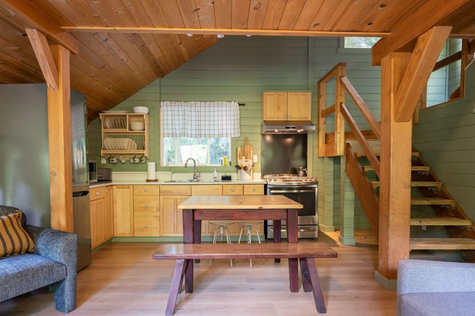 Fully stocked kitchen