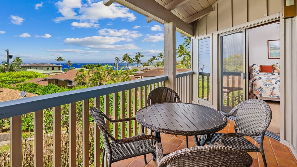 Nihi Kai Villas at Poipu #520 - Ocean View Lanai - Parrish Kauai