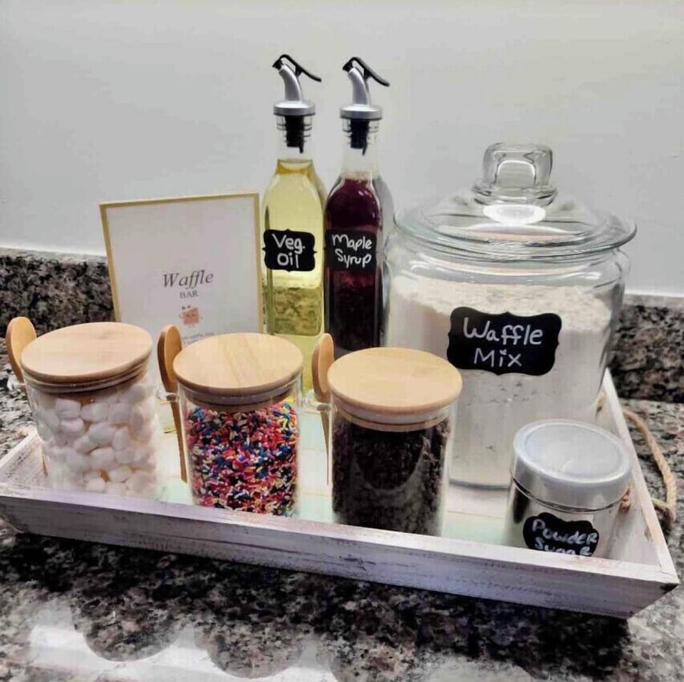 Complimentary waffle bar 🧇 