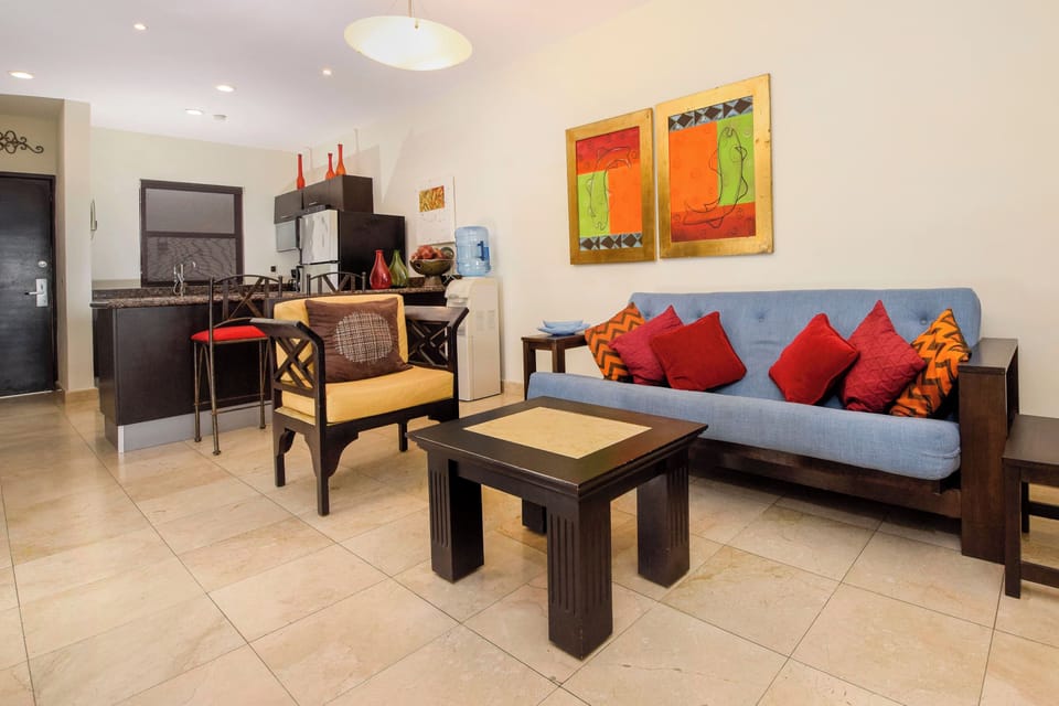 You'll feel at home away from home in our cozy living area with some lively music, conversation, and a few drinks!
