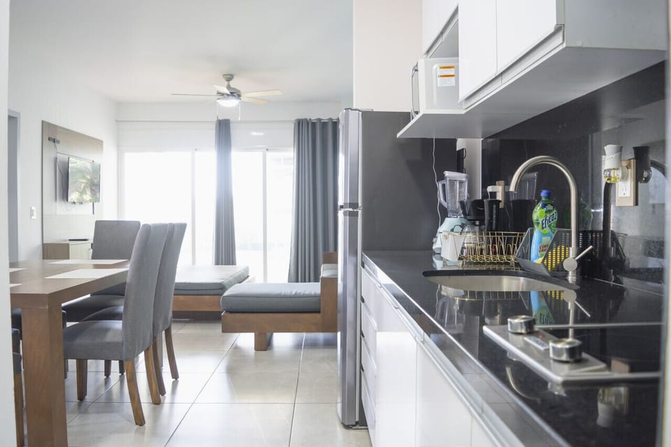 Vista del departamento desde la cocina